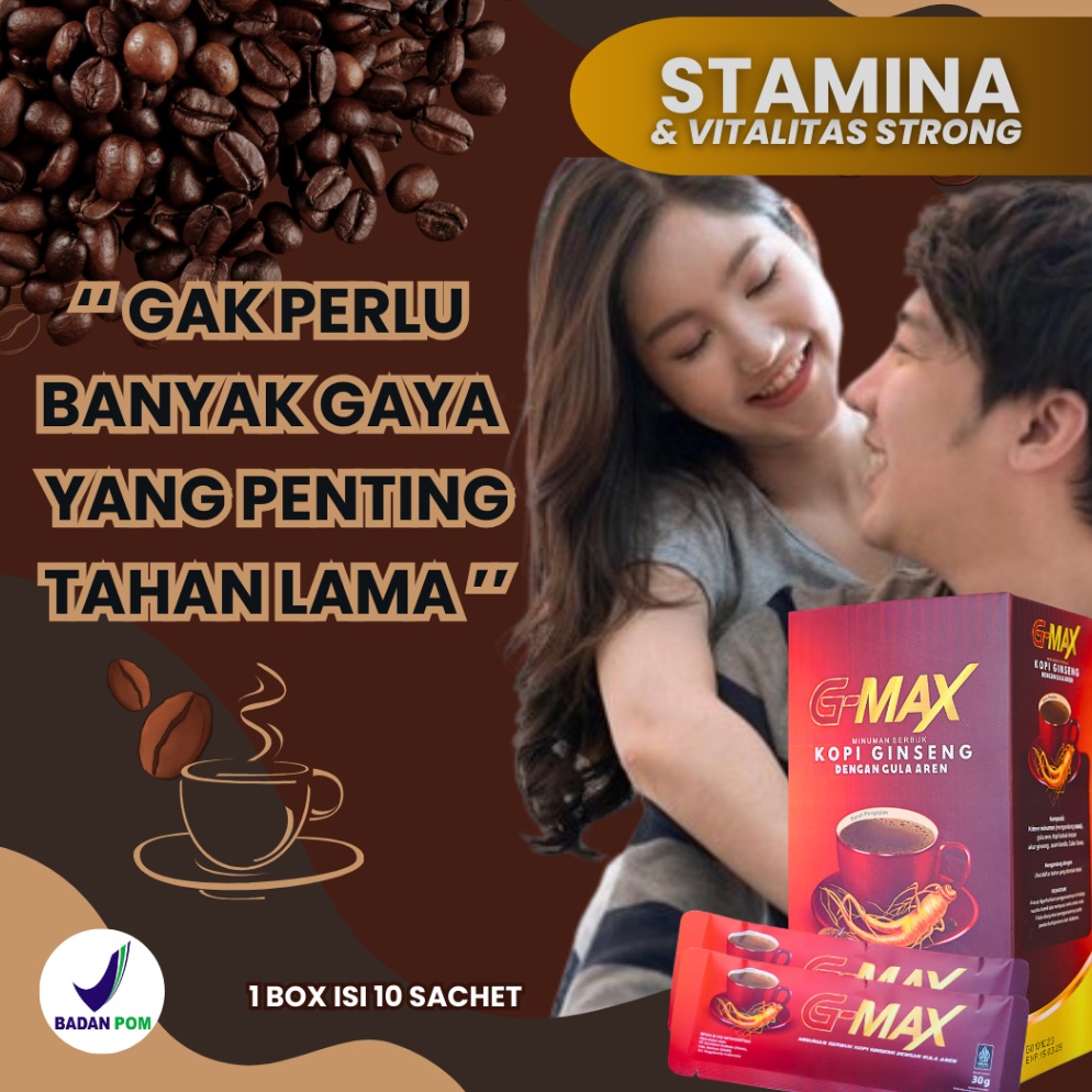 

Kode SQO831 KOPI STAMINA PRIA DEWASA TAHAN LAMA ORIGINAL BPOM GMAX KOPI EXTRA GINGSENG 1 SACHET DARI HERBAL ALAMI BERKUALITAS