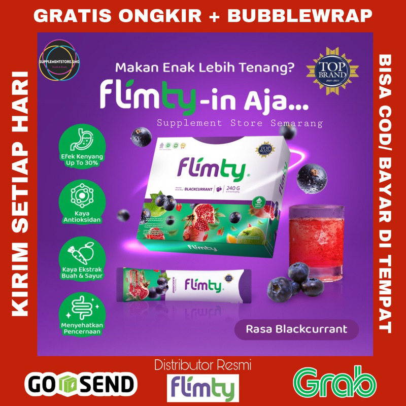 

PROMO FLIMTY FIBER 1 Box 16 Sachet Diet Detox BPOM HALAL Antioksidan Pelangsing Slimming