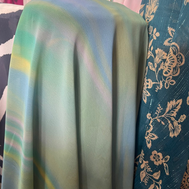 KAIN CERUTI - CERUTI BABY DOLL - bahan ceruti - BAHAN SIFON | harga per setengah meter