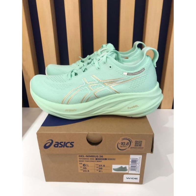 Sepatu Running Wanita Asics Gel-Nimbus 26 Wide (ORIGINAL100%)ASI112B602300