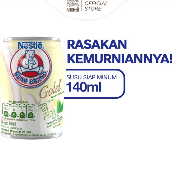 

modelTipe FWC21 BEAR BRAND Susu Kaleng White Tea Susu Steril 14 ml