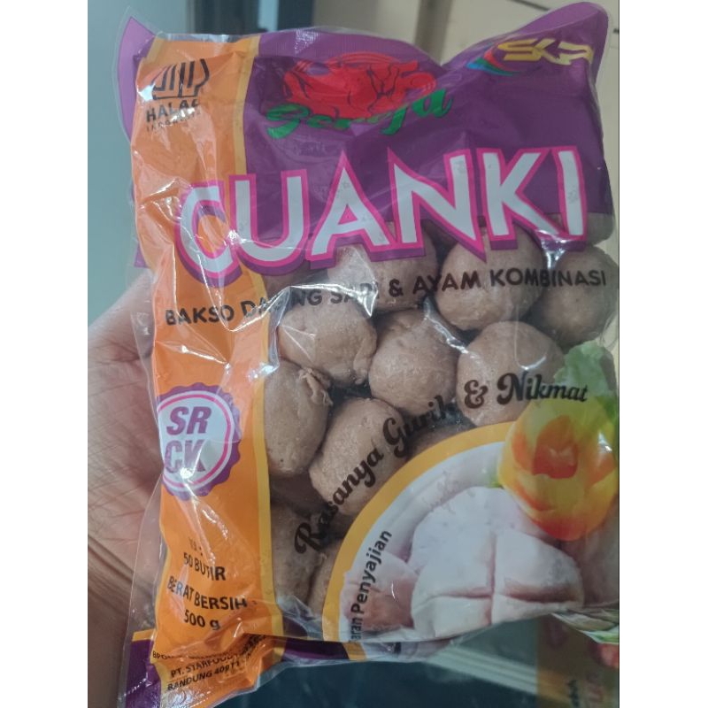 

Baso Seroja Cuanki 1bungkus isi 50butir