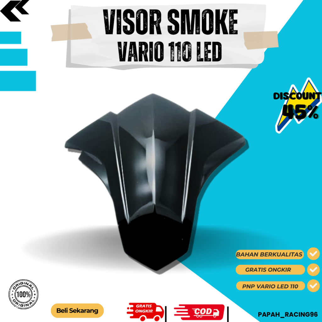 VISOR VARIO 110 PGM FI LED VISOR VARIO 110 FI | VARIO 110 INJEKSI | VARIO 110 NEW winshield Vario 11