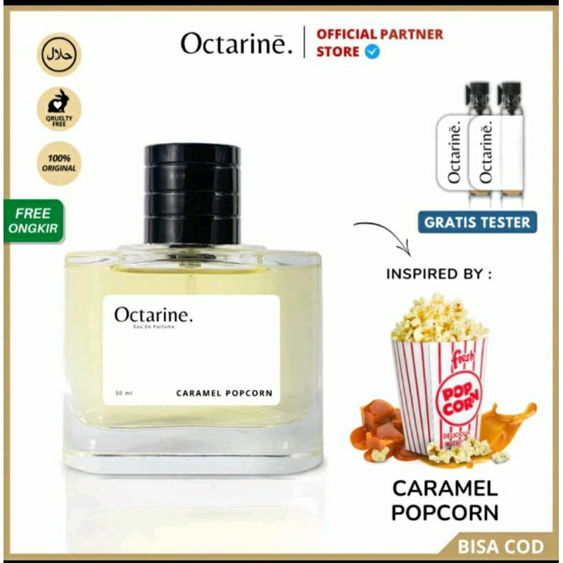 Octarine Parfume Wanita/Pria Wangi Tahan Lama Aroma Manis Caramel CARAMEL POPCORN
