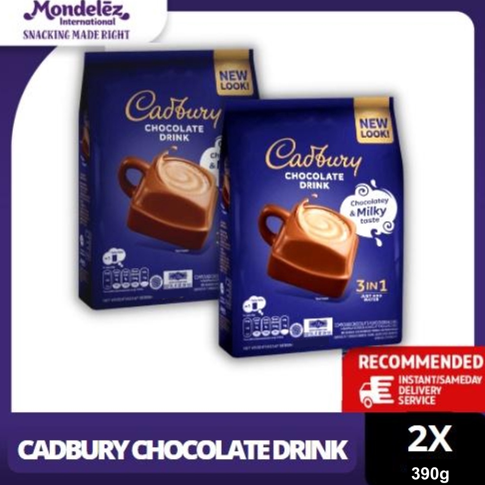 

MODEL GKK21 Cadbury Hot Chocolate Drink 3 in 1 Regular 39g minuman coklat premium twinpack