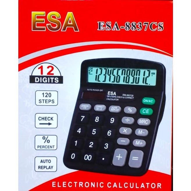 

Calculator electronic > Kalkulator 12 Digits Fungsi atomatis Fower - off