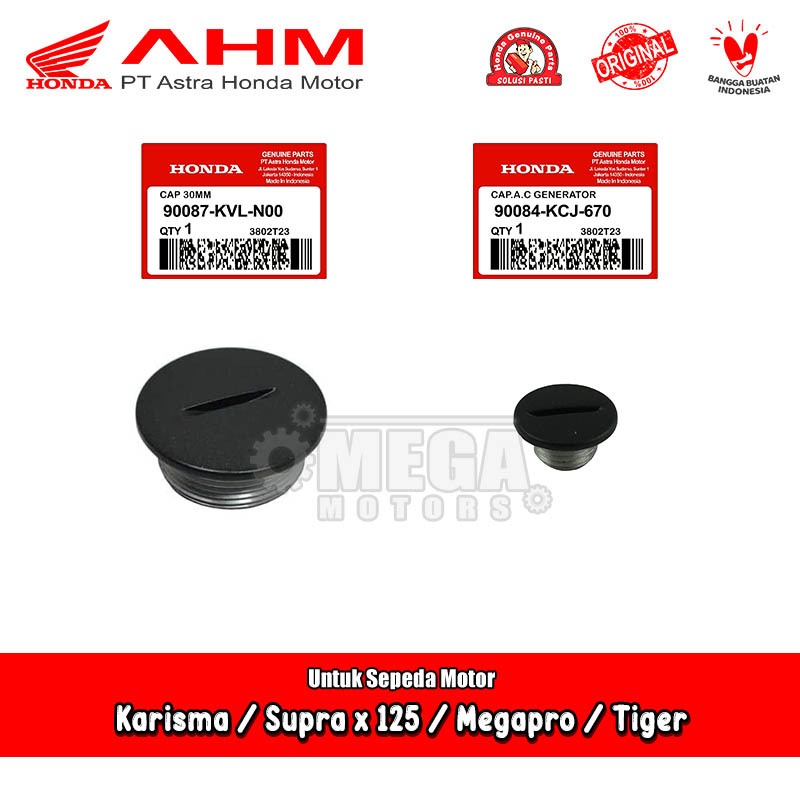 Baut Tutup Magnet Honda Supra x 125 Karisma Tiger Megapro AHM 90084-KCJ-670 & 90087-KVL-N00