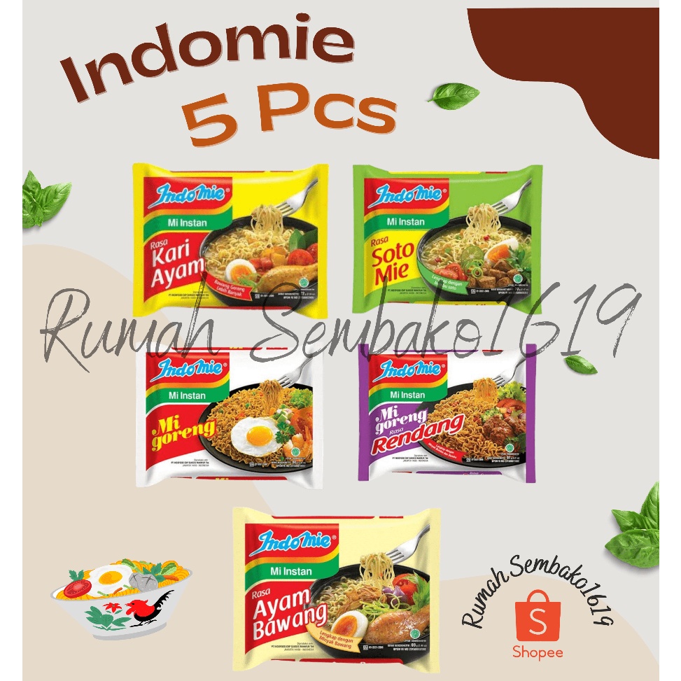 

MODEL LFY83 INDOMIE ISI 5 PCS