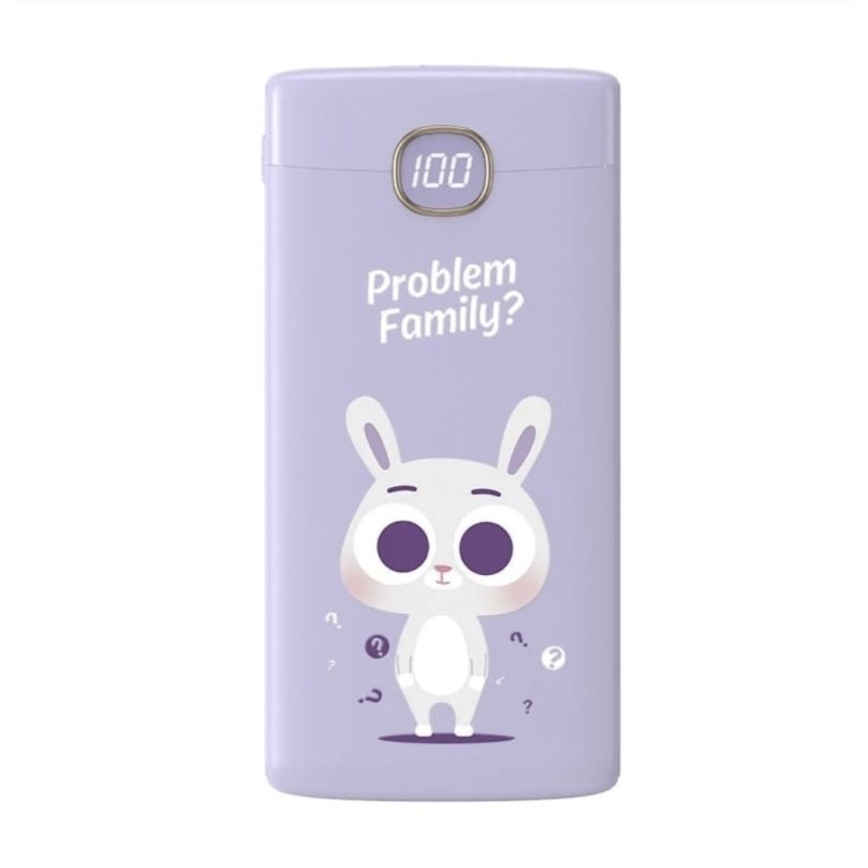 KIVEE BASIKE Powerbank cute Rabbit 10000mAh USB fast charging