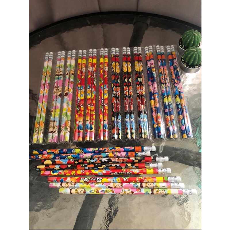 

Pensil Stip Isi 24pcs Pensil HB Bergambar Kemasan Renceng