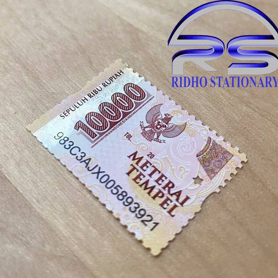 

Terupdate Materai Tempel 1 ASLI Meterai 1 1rb 1k ECERAN