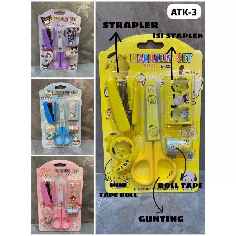 

ALAT TULIS SET 5IN1 ANAK KARAKTER SANRIO