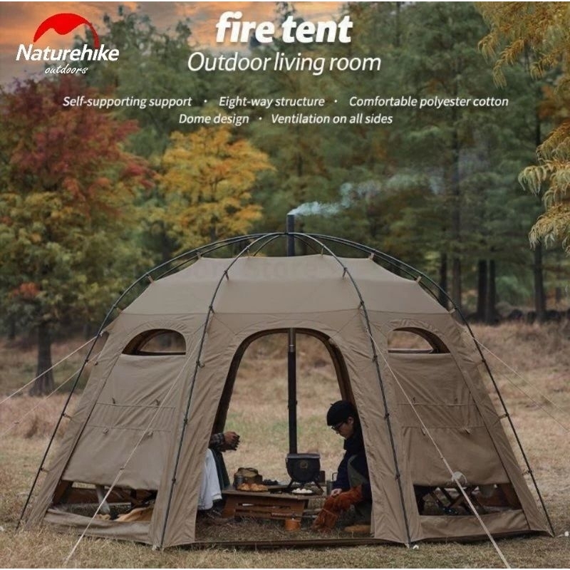 TENDA MG FIRE NATUREHIKE CNH22ZP032 TENDA KELUARGA TENDA KUBAH CAMPING GLAMPING HIKING PIKNIK BERKEM