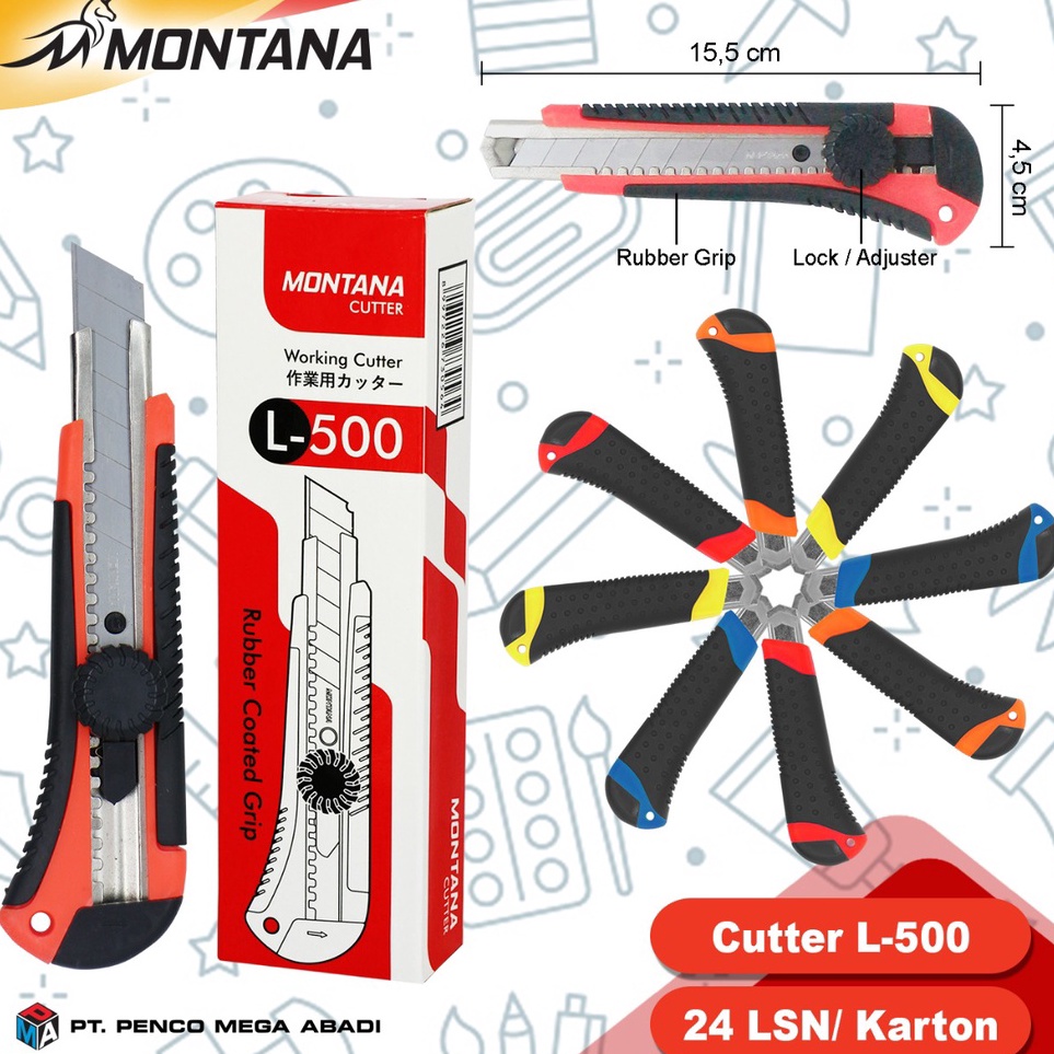 

Bestseller PISAU CUTTER MONTANA L5 SANGAT AMAT TAJAM DAN PEGANGAN ENAK