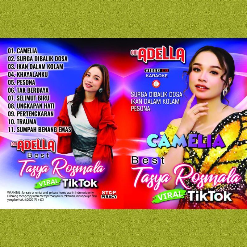 VCD OM ADELLA CAMELIA  BEST TASYA ROSMALA