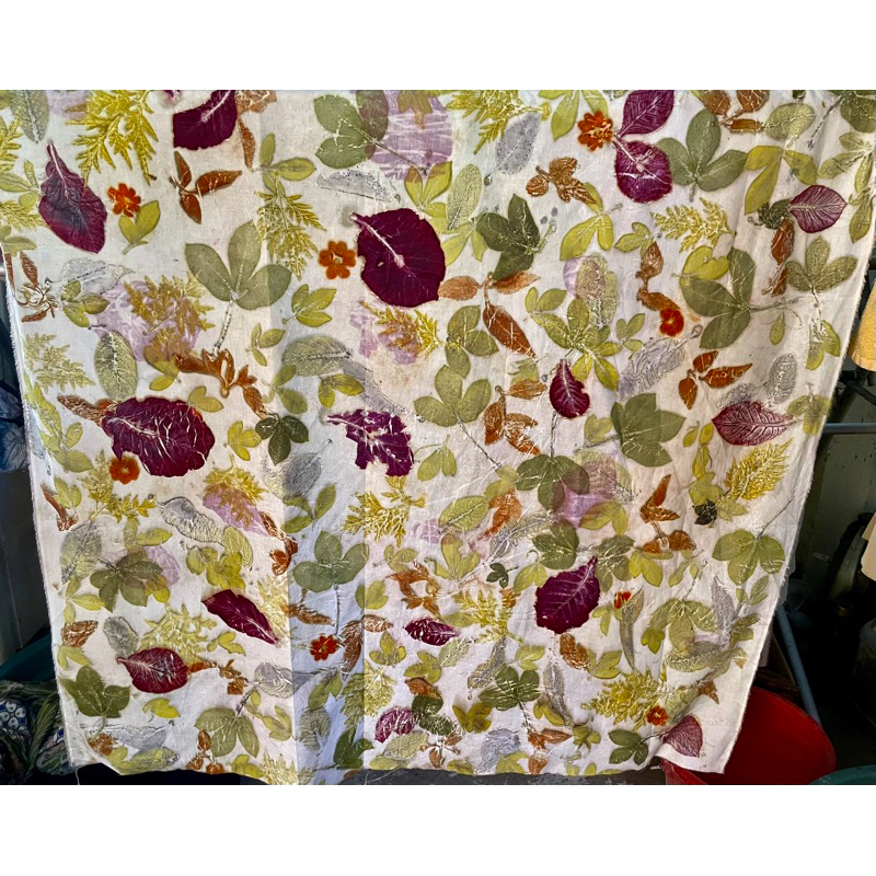 kain batik ecoprint katun