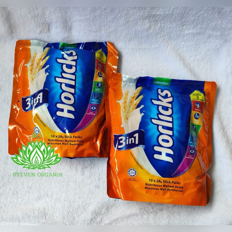 

Horlicks 3in1 Original 10x28g Nuttritious Malted Drink