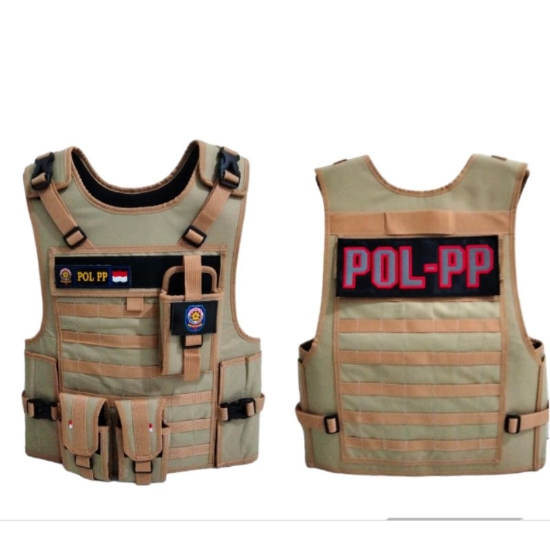 rompi anti angin pol PP ,rompi pelindung dada/rompi bodyvest POL PP rompi satpol PP  terbaru