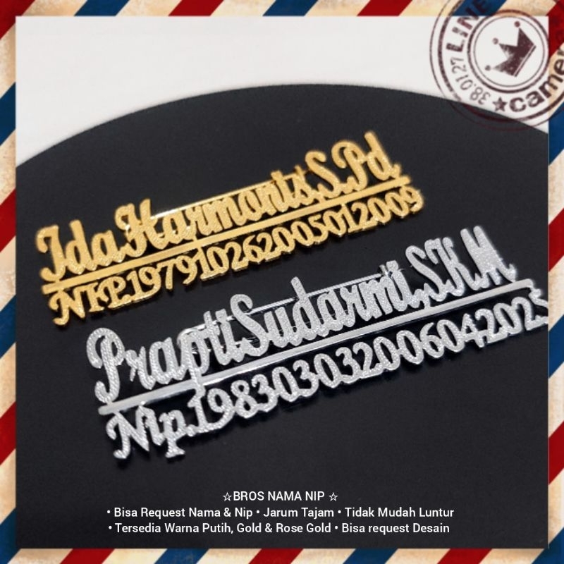 BROS NIP NAMA LAPIS EMAS
