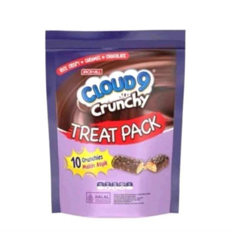 

PROMO!! Cloud 9 Crunchy Treat Pack isi 10pcs Snack bar wafer