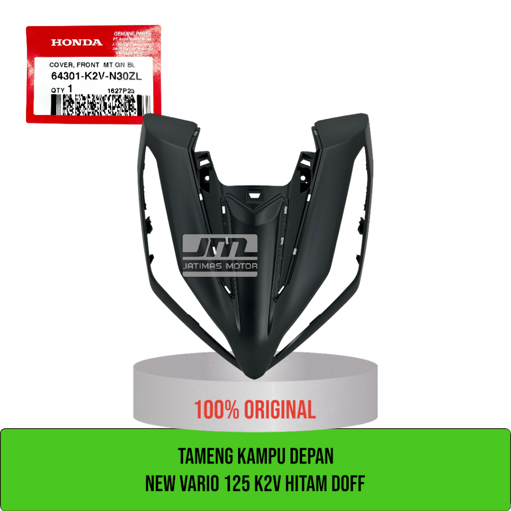 Cover tameng lampu depan new vario 125 K2V hitam doff 64301-K2V-N30ZL