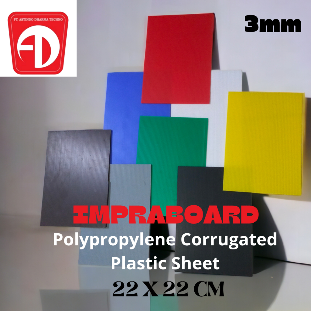 

Impraboard PP Board 22 X 22CM 3mm