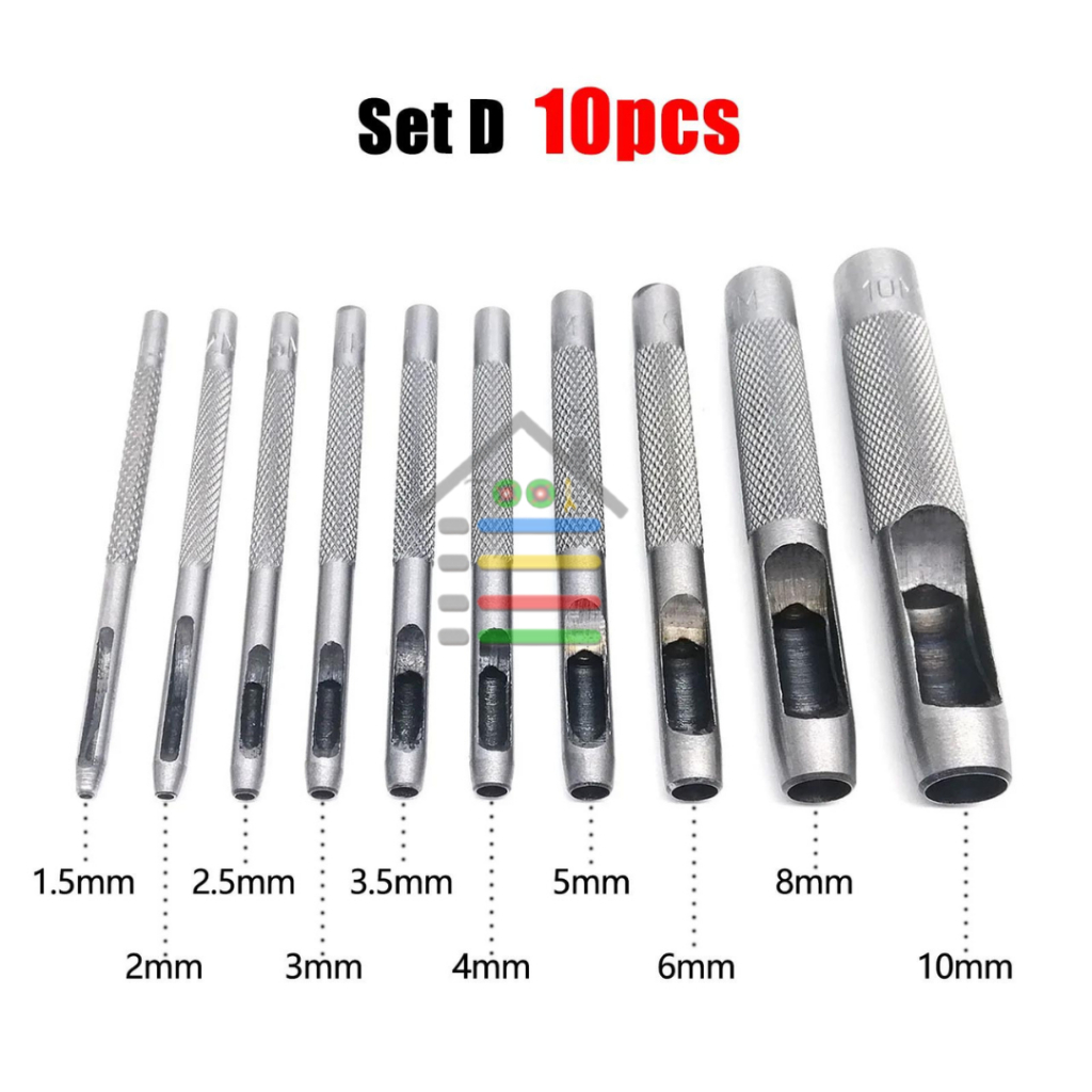 

Leather Hollow Hole Punch DIY PEMBOLONG KETOK KULIT UNTUK KERAJINAN BAN PINGGANG DLL 1 - 10 MM