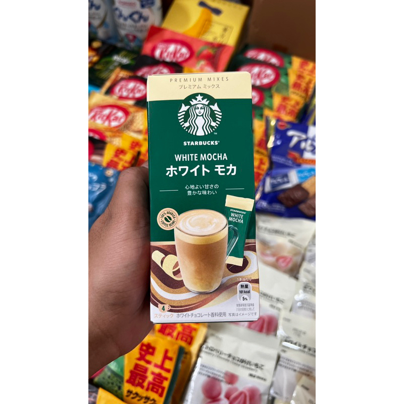 

STARBUCKS COFFEE White Mocha INSTAN COFFEE PREMIUM ORIGINAL JAPAN