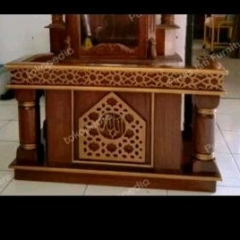 80x35x45 MEJA NGAJI MIMBAR NGAJI DUDUK