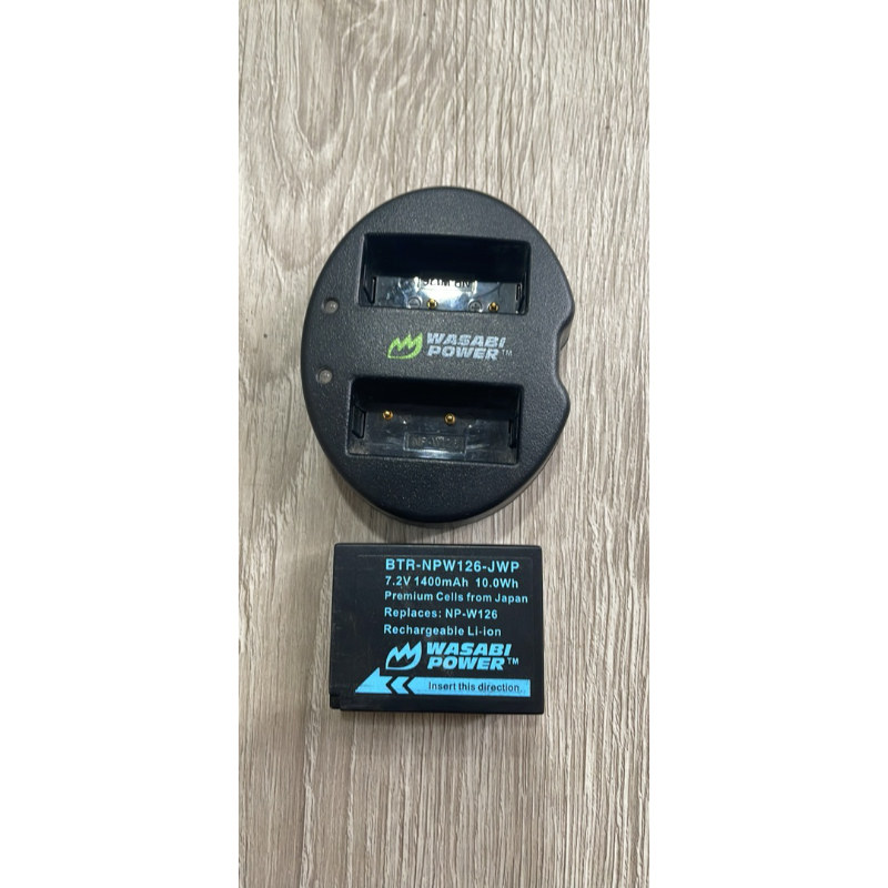 baterai dan charger wasabi np-w126 for fujifilm xt30 xt3 xt2 xs10 xh1