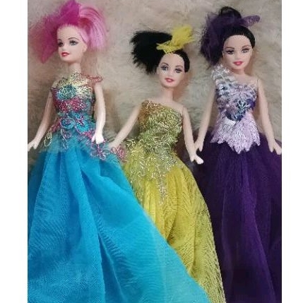 Barbie Baju Pesta  hantaran nikah mainan