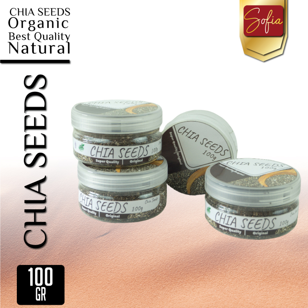 

Chia Seed 100gr - Ciaseed 100gr - Black Chiaseed 100gr