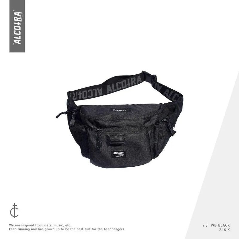 ALCOTRA WAISTBAG BLACK