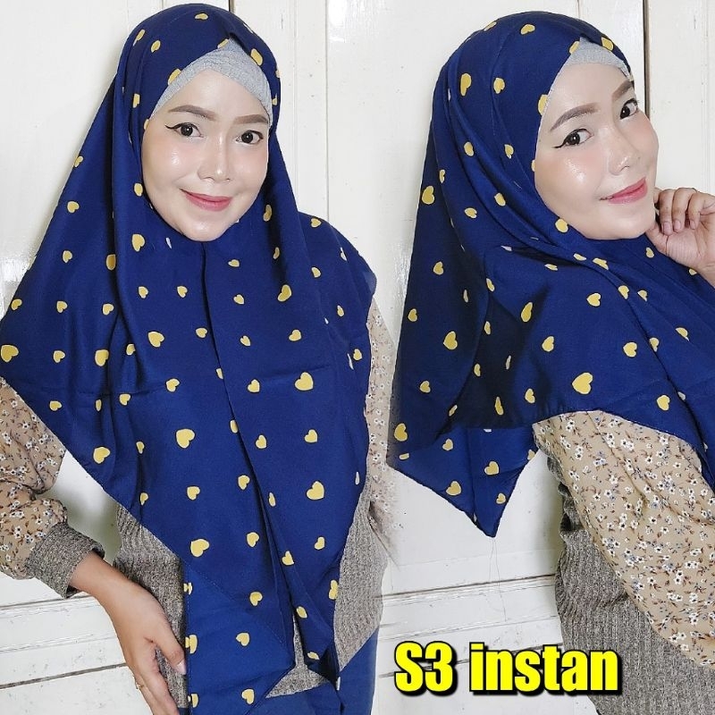 HIJAB SEGITIGA INSTAN, HIJAB INSTAN SIMPLE, MOTIF HIJAB SEGITIGA INSTAN, MURAH POL