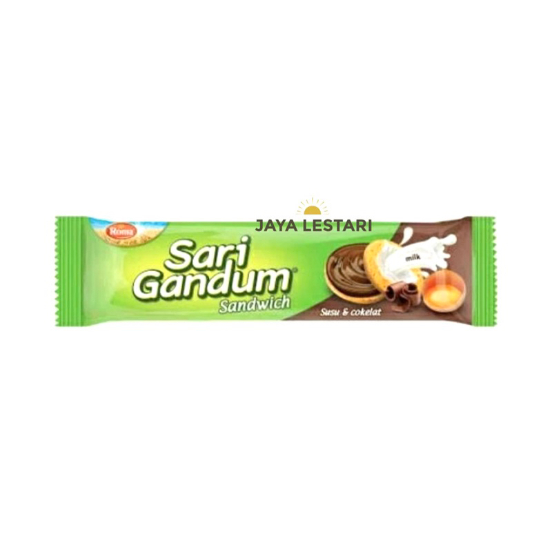 

Roma Sari Gandum Sandwich Susu & Cokelat (36g)