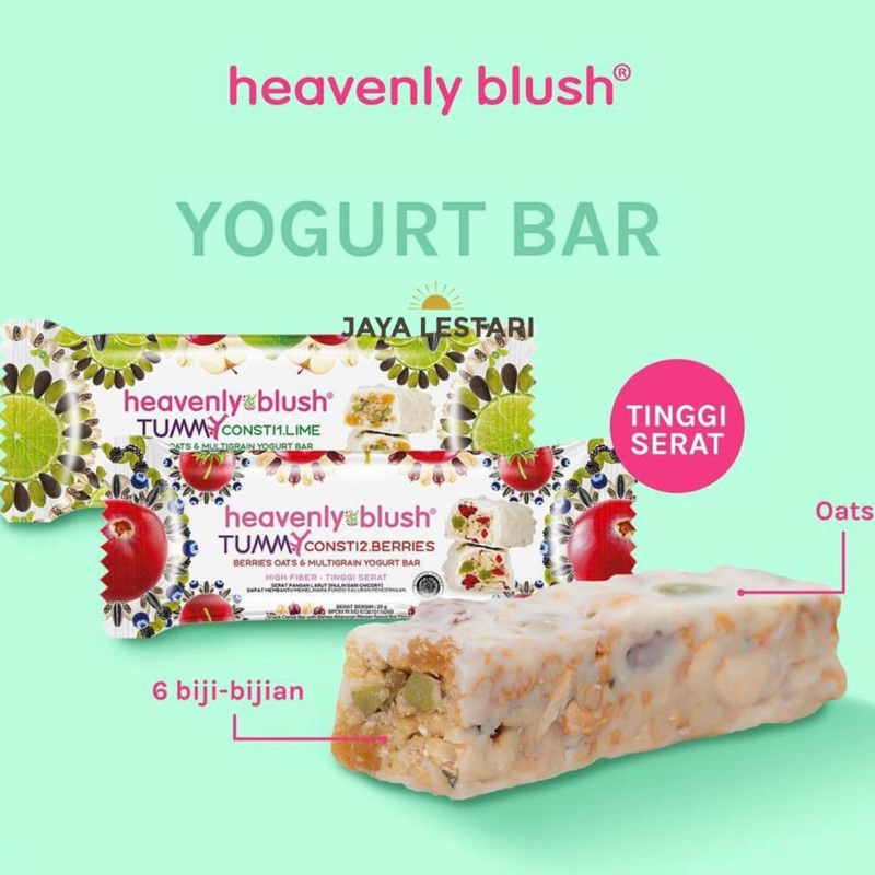 

Heavenly Blush Tummy Multigrain Yogurt Bar (25g) (2 Varian Rasa)