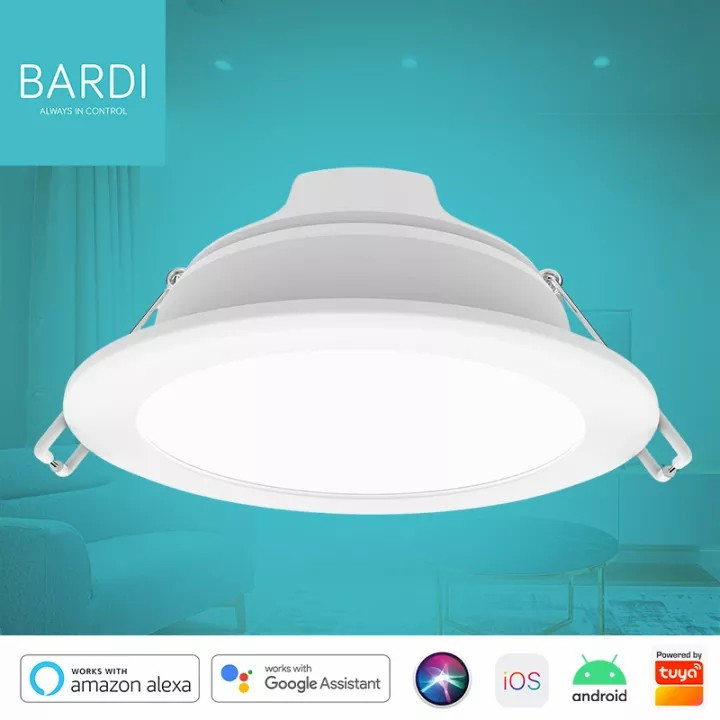 BARDI Smart Beacon Panel Downlight 8W RGBWW Lampu LED Bluetooth 8 Watt
