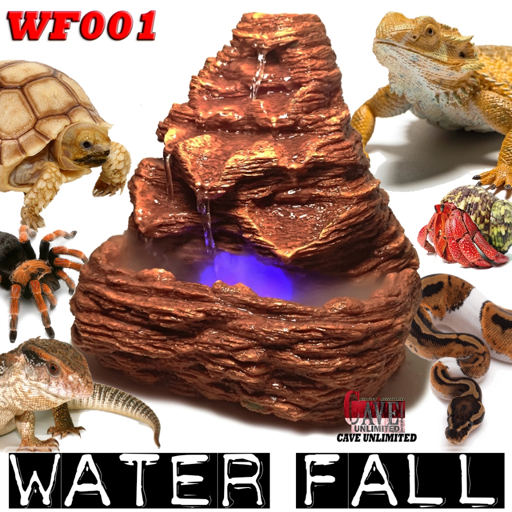 WF001 WATERFALL AIR TERJUN DEKORASI TEMPAT MINUM REPTILE HIASAN TERRARIUM AKUARIUM AQUASCAPE KANDANG