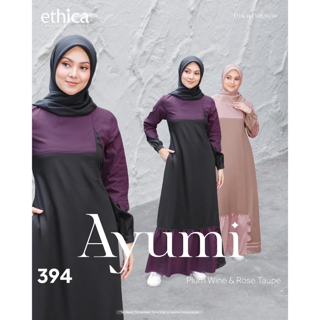 Gamis Daily Ayumi 394 by Ethica Official / Gamis Ayumi / Gamis Ethica