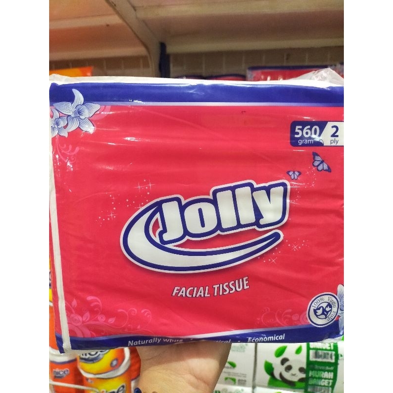 Jolly facial tissue 560sheet 2ply