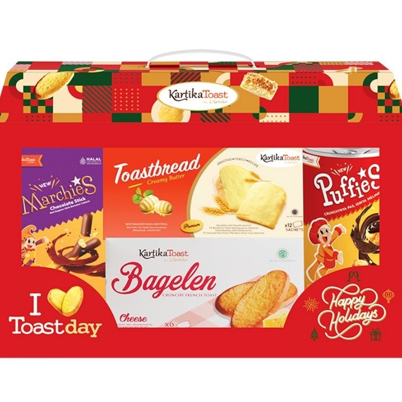 

Kartika Toast Hampers 4 pcs Natal dan Tahun Baru