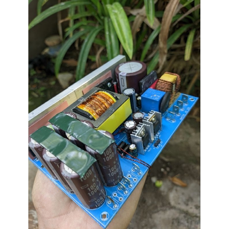 Trafo Smps 15 Amper plus softstart TEST LOAD ADA