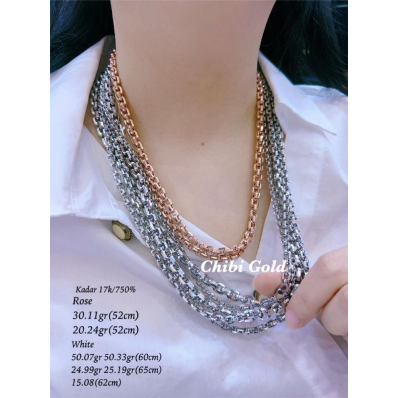 CHIBIGOLD - Kalung emas Tiger emas 700 dan 750 - CHIBIGOLD