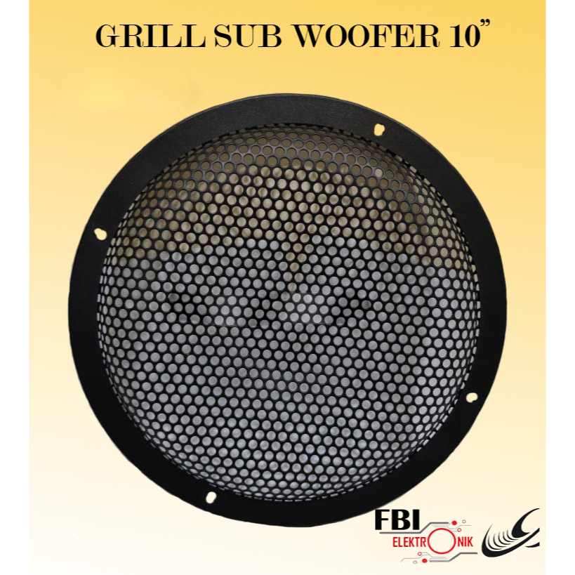 Grill Besi Subwoofer 10 inch Gril Sub 10 in wofer Grill Speaker 10 Inc Besi Import