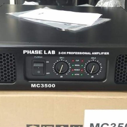 POWER AMPLIFIER PHASELAB MC3500 / MC 3500 ORIGINAL 2 CHANNEL