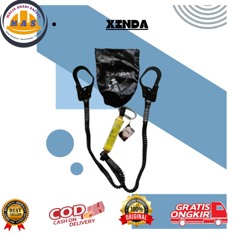 

DOUBLE LANYARD ABSORBER XINDA / Lanyard Xinda Safety