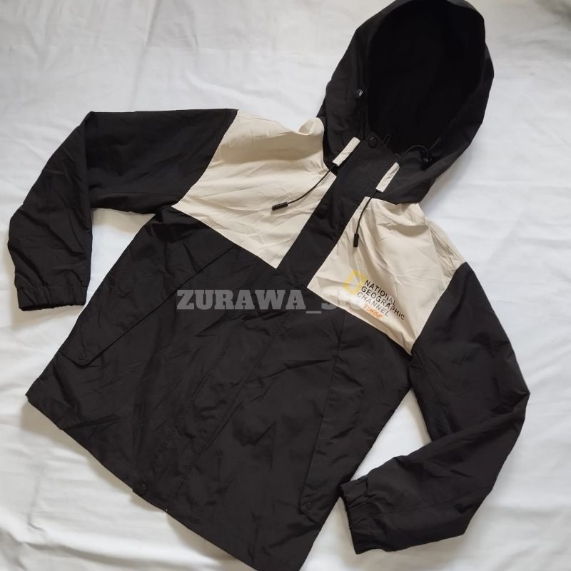Jacket Blocktech NATIONAL GEOGRAPHIC Bloktech Waterproof Anti Air Gunung Camping Winter Original