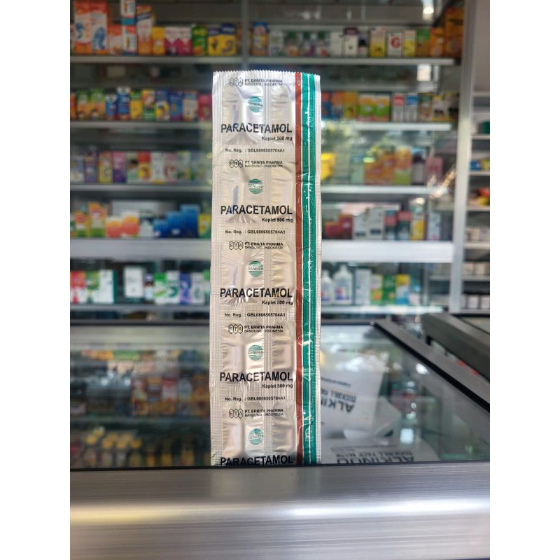 Paracetamol Tablet Erita Strip