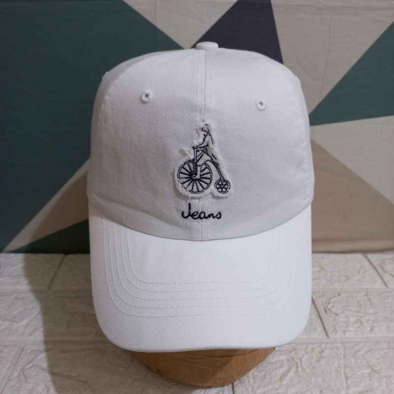Topi Beanpole Jeans Putih