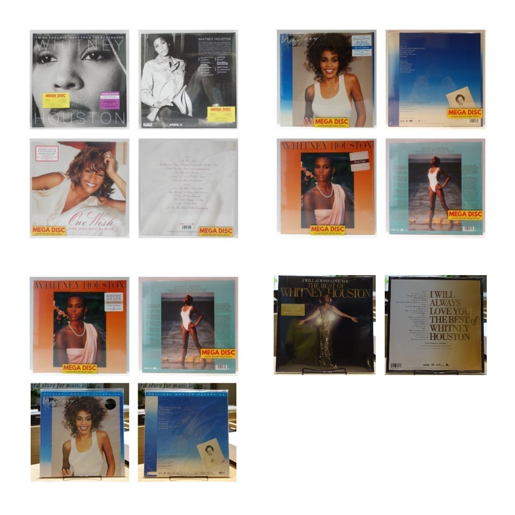 LP Whitney Houston Album Vinyl Piringan Hitam PH - Cek Varian / Barcode